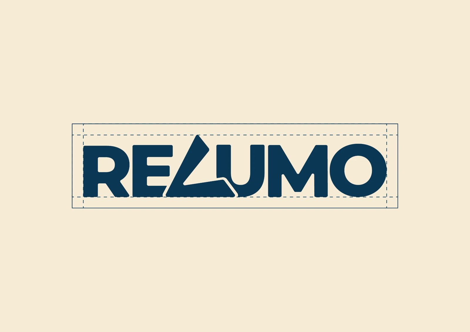 Горизонтальная версия логотипа Relumo
